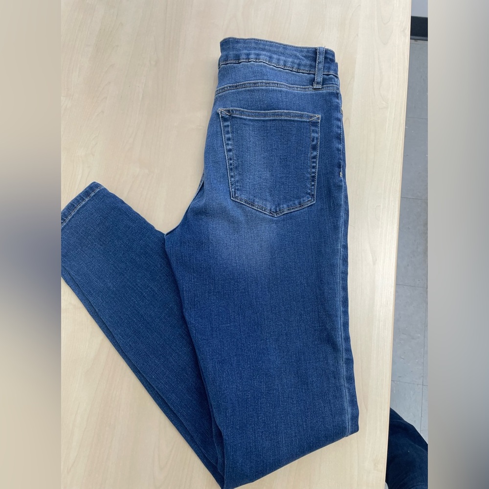 Women’s Denim Skinny Leg Jegging Jeans, size 10 long